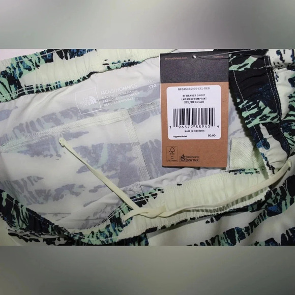 NWT The North Face Men’s Wander Lightweight Flashdry Water Repellent Shorts XXL - Picture 11 of 13